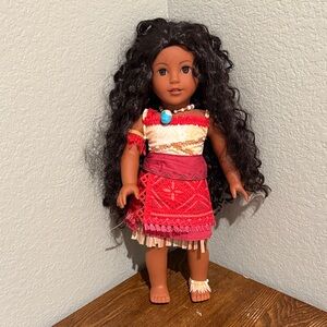 Beautiful Doll with Red Dress
